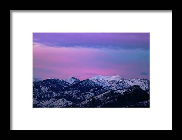 Cotton Candy Skies - Framed Print