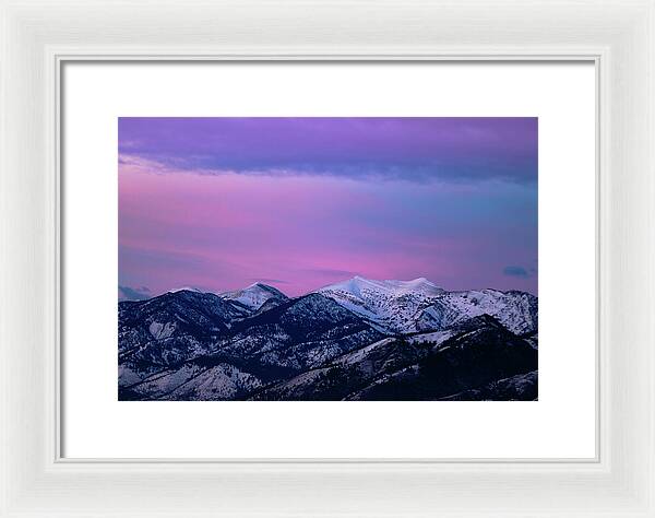 Cotton Candy Skies - Framed Print