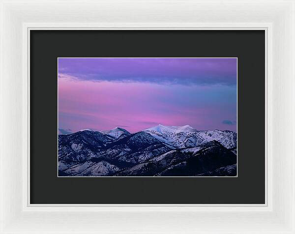 Cotton Candy Skies - Framed Print