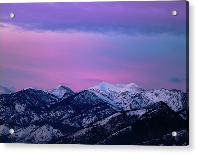 Cotton Candy Skies - Acrylic Print