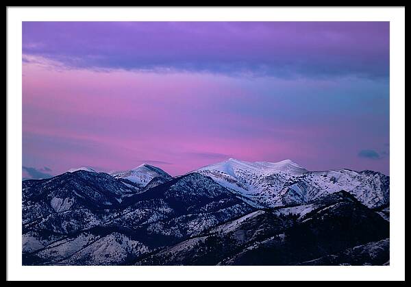 Cotton Candy Skies - Framed Print