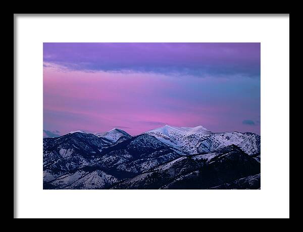 Cotton Candy Skies - Framed Print