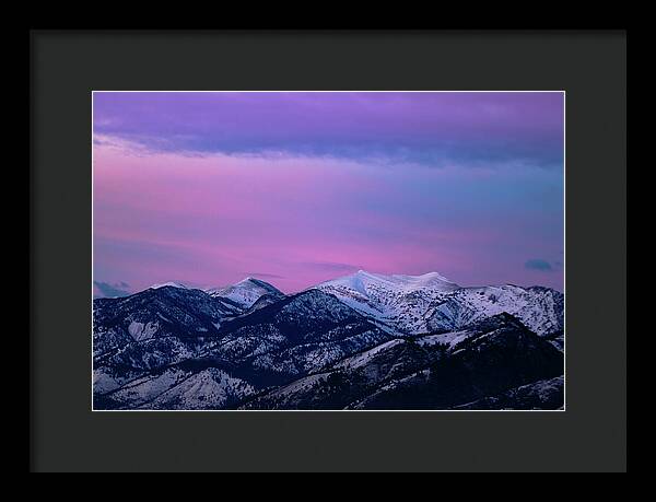 Cotton Candy Skies - Framed Print