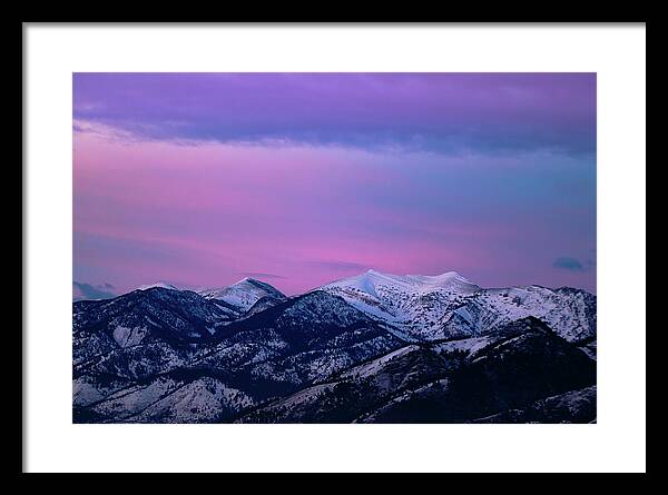 Cotton Candy Skies - Framed Print