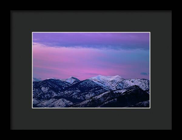 Cotton Candy Skies - Framed Print