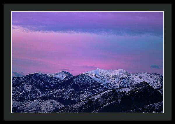 Cotton Candy Skies - Framed Print