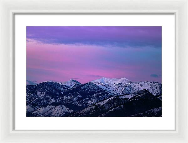 Cotton Candy Skies - Framed Print