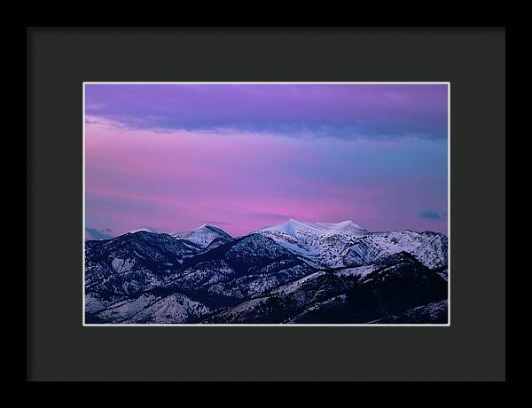 Cotton Candy Skies - Framed Print