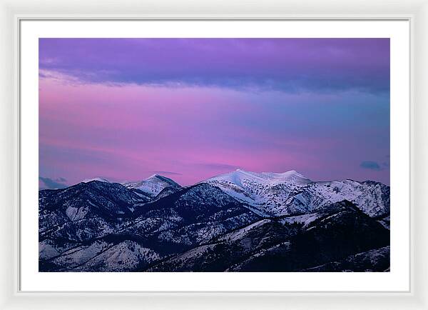 Cotton Candy Skies - Framed Print