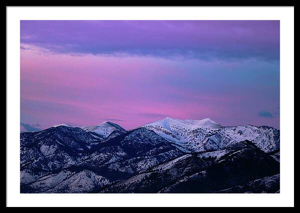 Cotton Candy Skies - Framed Print