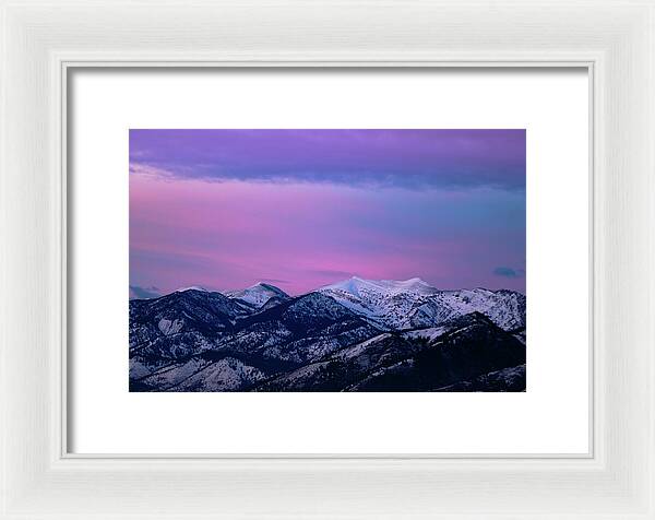 Cotton Candy Skies - Framed Print