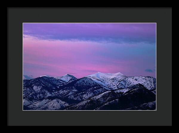 Cotton Candy Skies - Framed Print