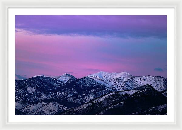 Cotton Candy Skies - Framed Print