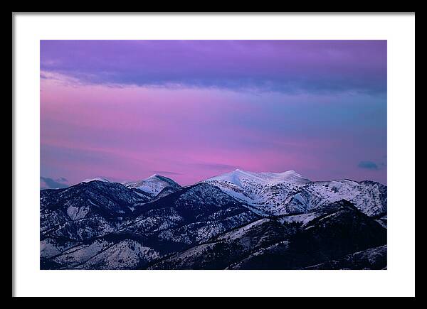 Cotton Candy Skies - Framed Print