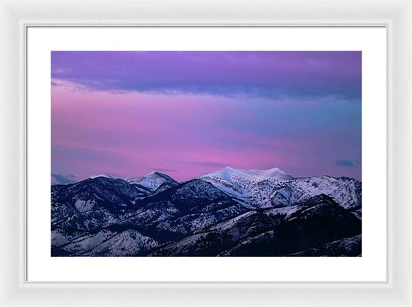 Cotton Candy Skies - Framed Print