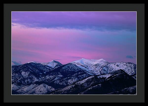 Cotton Candy Skies - Framed Print