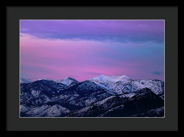 Cotton Candy Skies - Framed Print