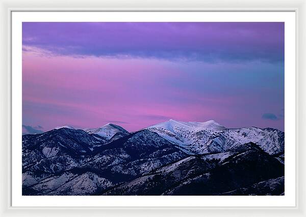 Cotton Candy Skies - Framed Print