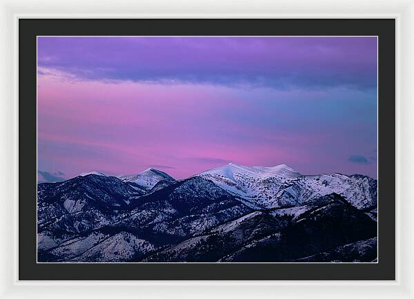 Cotton Candy Skies - Framed Print