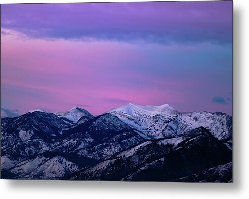 Cotton Candy Skies - Metal Print