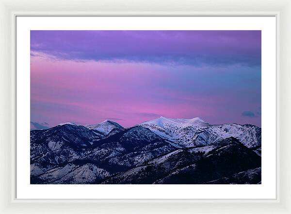 Cotton Candy Skies - Framed Print