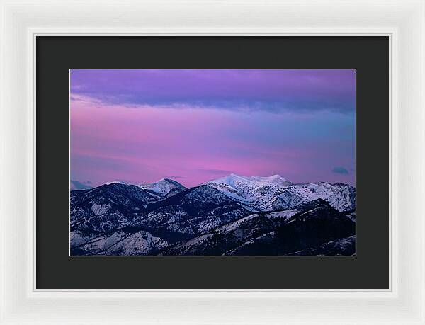 Cotton Candy Skies - Framed Print