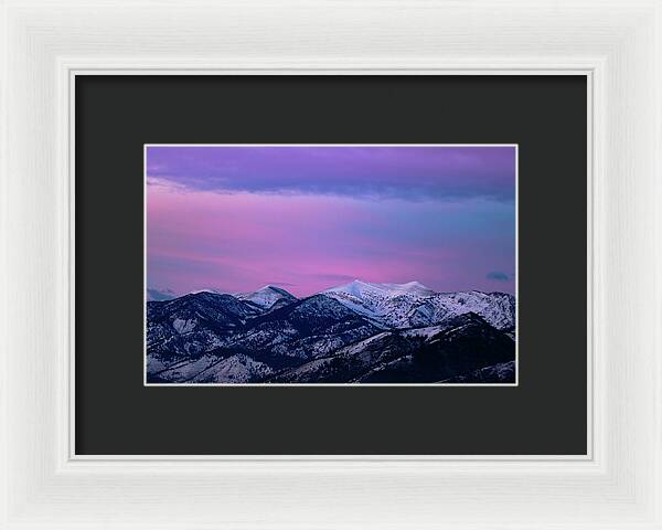 Cotton Candy Skies - Framed Print