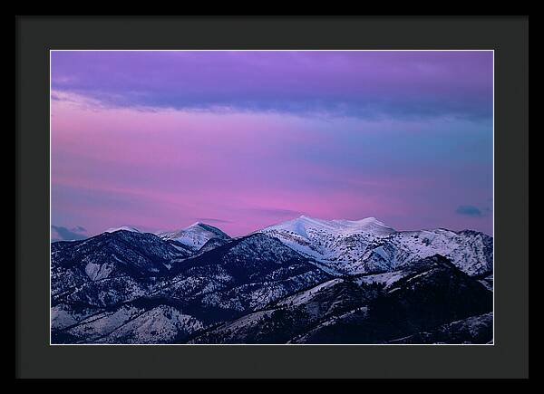 Cotton Candy Skies - Framed Print