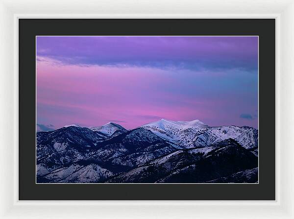 Cotton Candy Skies - Framed Print