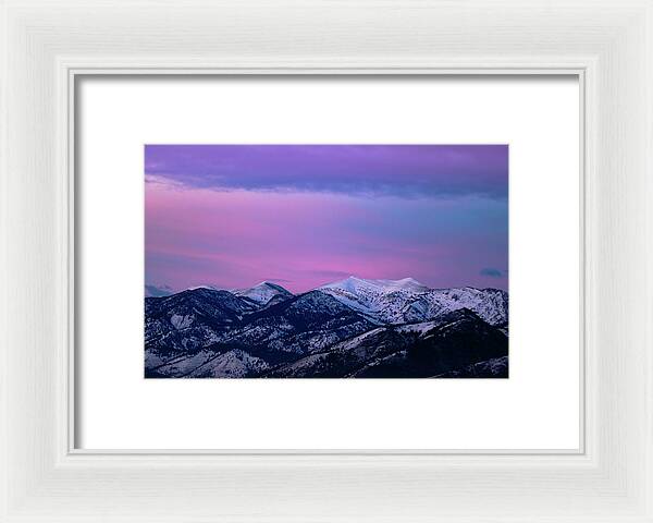 Cotton Candy Skies - Framed Print