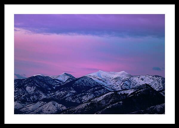 Cotton Candy Skies - Framed Print