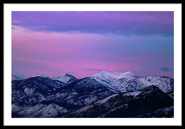 Cotton Candy Skies - Framed Print