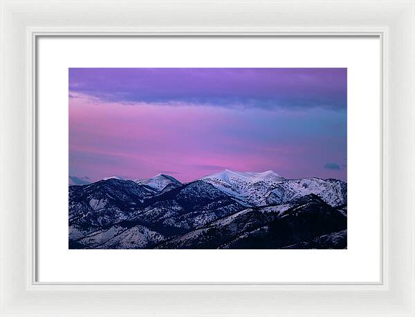 Cotton Candy Skies - Framed Print