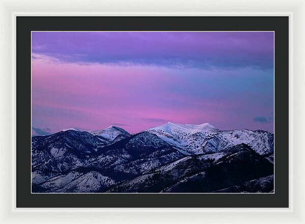 Cotton Candy Skies - Framed Print