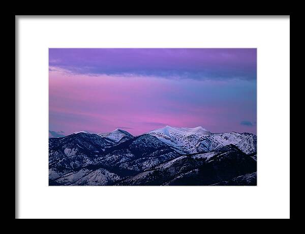 Cotton Candy Skies - Framed Print