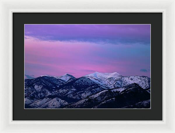 Cotton Candy Skies - Framed Print