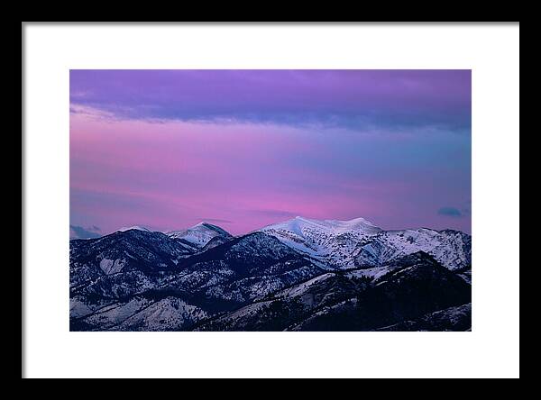 Cotton Candy Skies - Framed Print