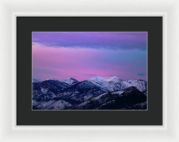 Cotton Candy Skies - Framed Print