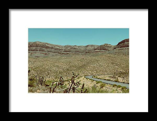 Desert Road - Framed Print