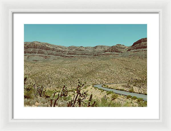 Desert Road - Framed Print