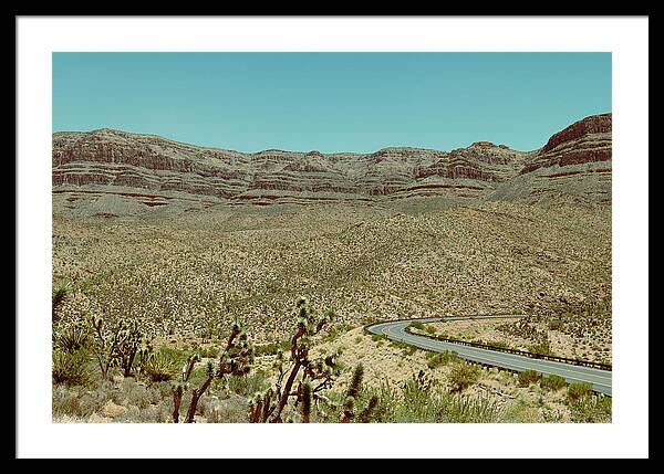 Desert Road - Framed Print