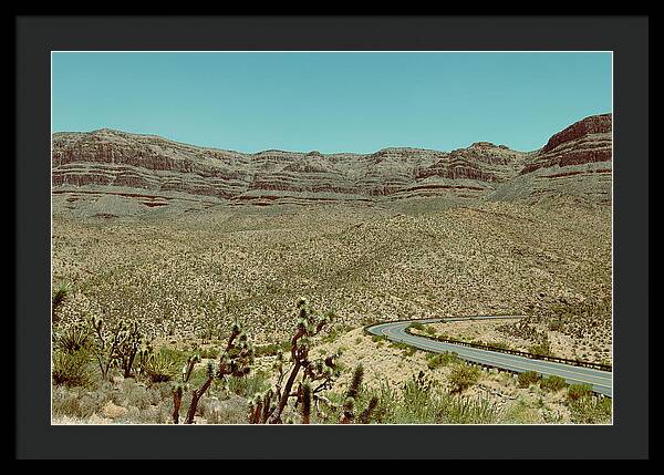 Desert Road - Framed Print