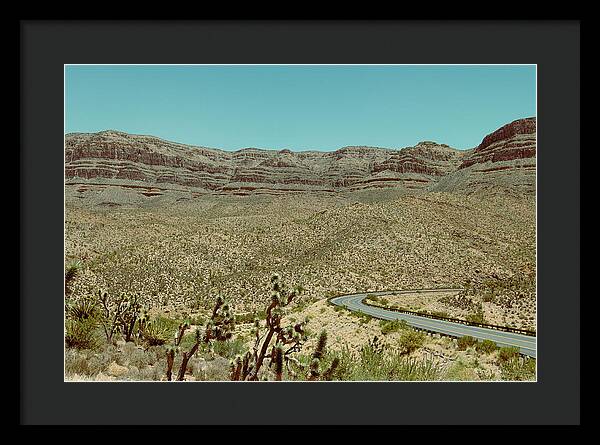 Desert Road - Framed Print