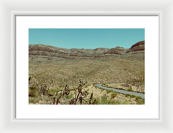 Desert Road - Framed Print