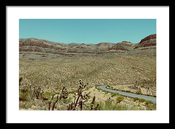 Desert Road - Framed Print