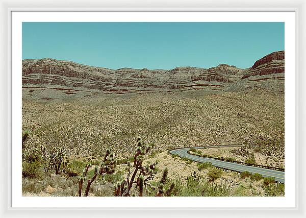 Desert Road - Framed Print