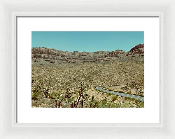 Desert Road - Framed Print