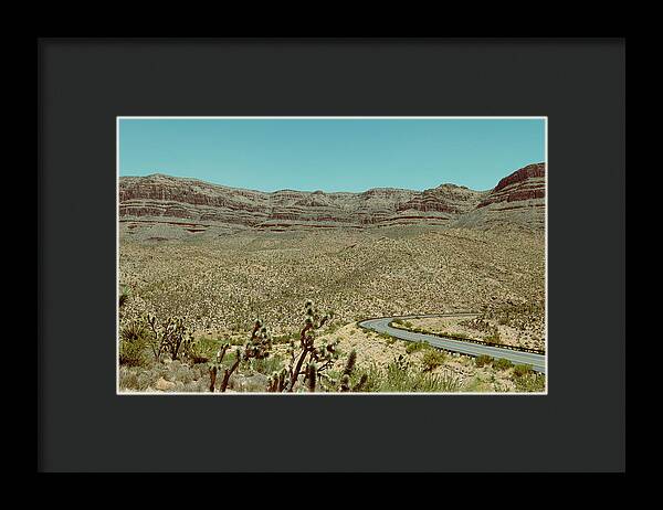 Desert Road - Framed Print