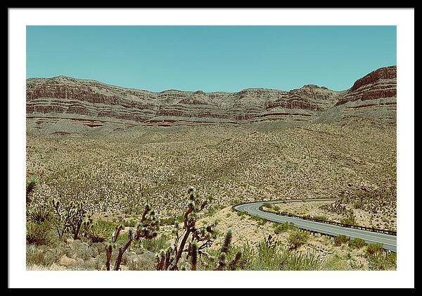 Desert Road - Framed Print