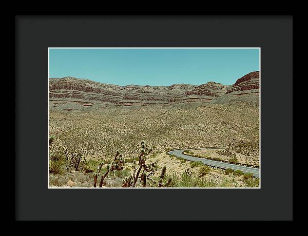 Desert Road - Framed Print